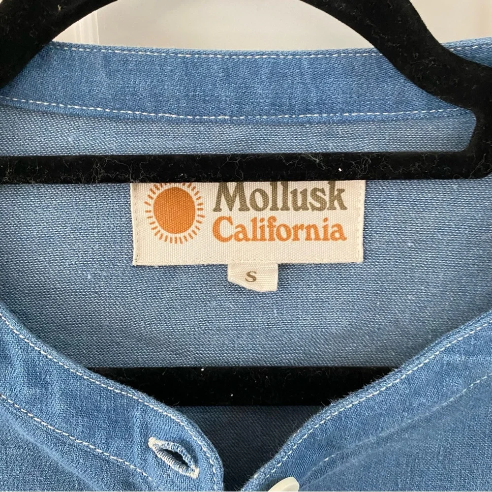 Blue Denim Mini Dress - Picture 10 of 12